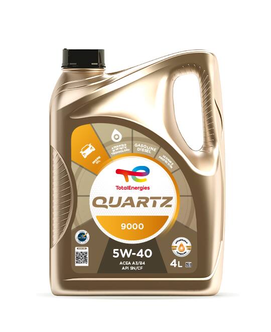 Aceite de motor TotalEnergies Quartz 9000 5W-40 4 L