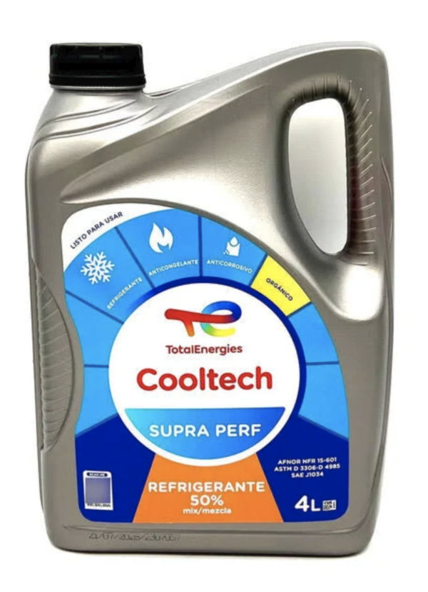 Refrigerante TotalEnergies Cooltech Supra Performance 50/50 4 L