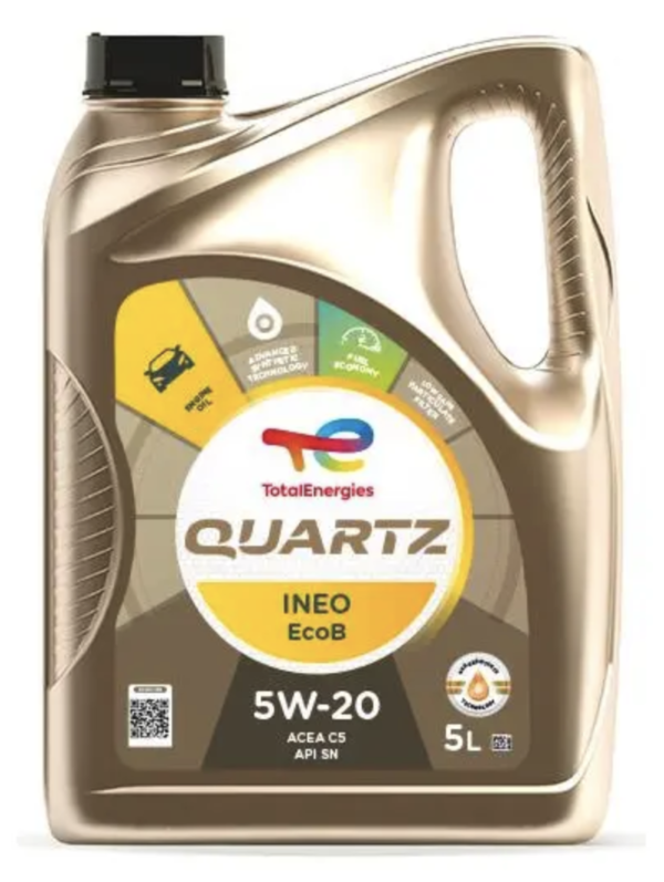 Aceite de motor TotalEnergies Quartz INEO EcoB 5W-20 5 L